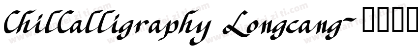 ChilCalligraphy Longcang字体转换